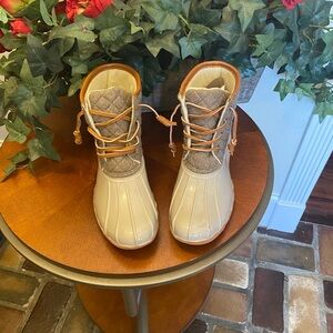 Ocean + Coast Tan and Gray Boots